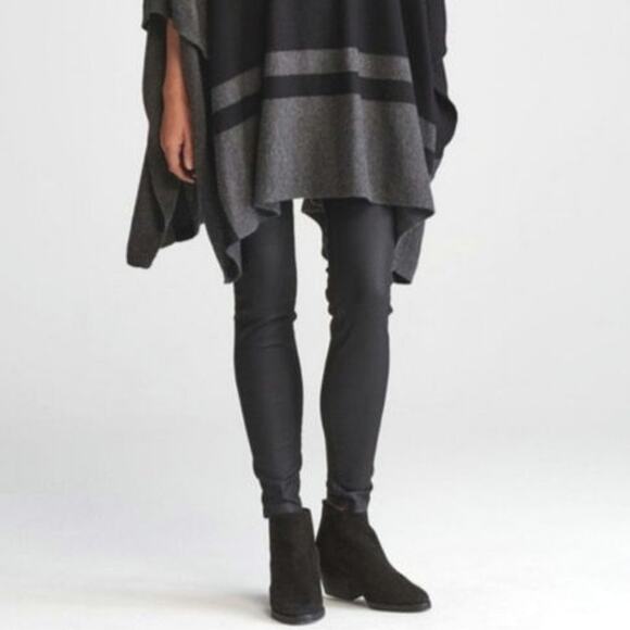 Eileen Fisher Black Coax LT Suede‎ Leather Zip up Ankle Booties Size 8 1/2 - Picture 1 of 8